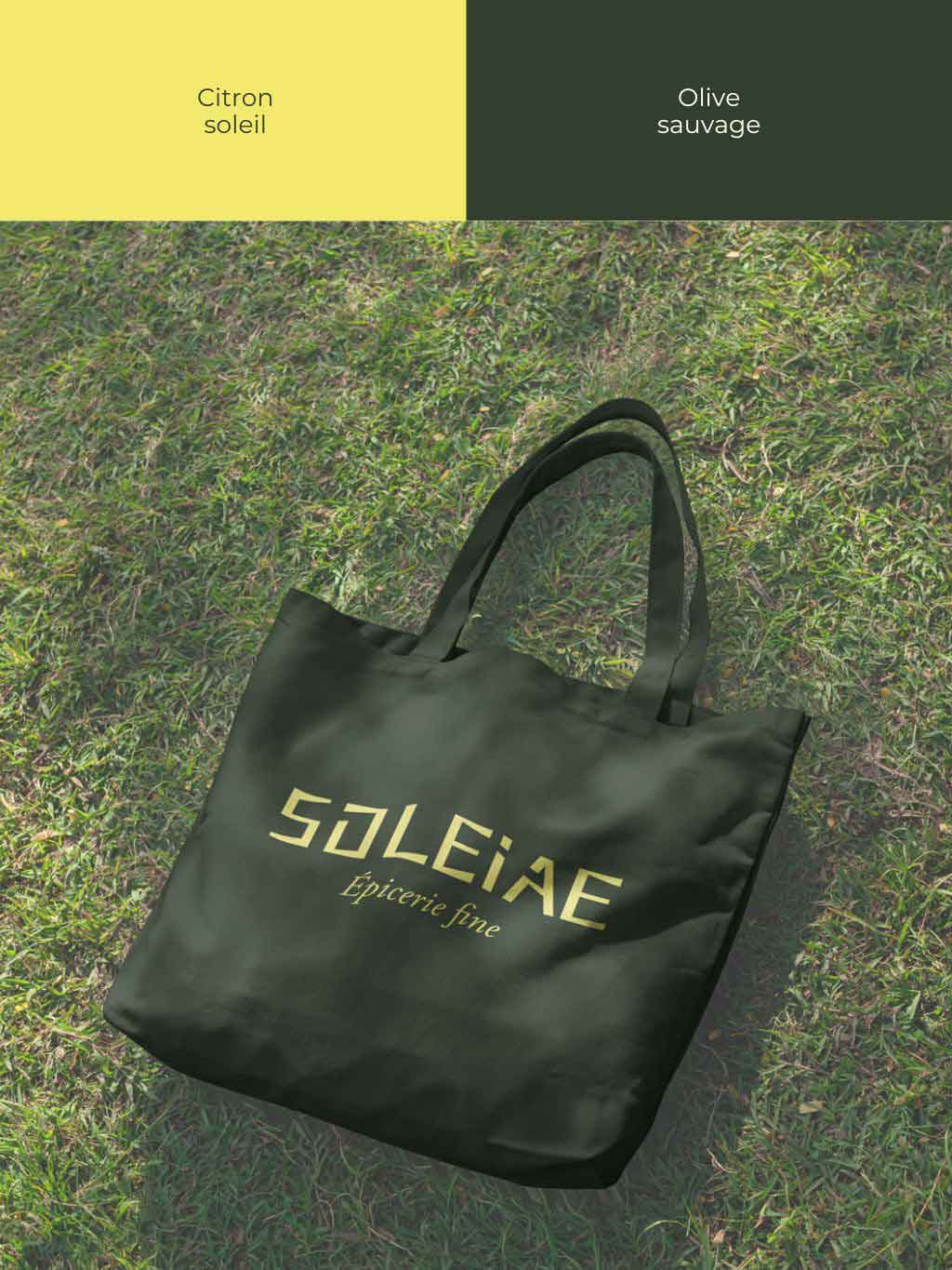 Soleiae couleur citron soleil et olive sauvage